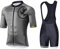 UGLY FROG UIF23HDTJ01 Ciclismo Uomo 20D Gel Salopette Bib Pantaloncini Corti Imbottiti Set di Abbigliamento Ciclista(XS-6XL)