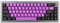 EPOMAKER EK68 Teclado Mecánico Inalámbrico/Bluetooth/USB-C. 65% Teclado con batería 3000mAh,Volumen botón,RGB,Hot Swap,para Juegos/Oficina/PC/Mac/Linux (US Negro Púrpura, Wisteria Linear Switch)