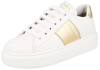 Prada Damen Weiss Leder Sneaker 1E223M A21 F0DQS 35 EU