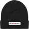 JACK & JONES Mütze Unisex Jacdna Corp Beanie Logo Schwarz Grau Navy Oliv Winter (DE/NL/SE/PL, Alphanumerisch, Einheitsgröße, Black)
