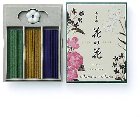 Hana no Hana Räucherstäbchen Geschenkbox Rose/Lilie/Veilch