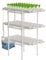 Kit Hydroponique Professionnel 3 Étages en PVC, Système de Culture sans Terre avec Pompe Intégrée, 90 Emplacements pour Légumes/Herbes