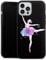 DeinDesign Silikon Hülle kompatibel mit Apple iPhone 13 Pro Max Case schwarz Handyhülle Art Violetta Ballett