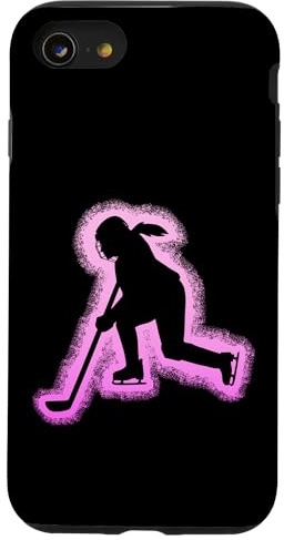 Eishockey Eishockeyspielerin Damen Mädchen Hülle für iPhone SE (2020) / 7 / 8