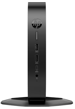 HP Elite t655 - Thin Client - SFF - 1 x Ryzen Embedded R2314 / 2.1 GHz - RAM 8 GB - Flash 64 GB - eMMC - Radeon Graphics - 1GbE - Win 10 IoT Enterprise - Monitor: keiner - Tastatur: Deutsch