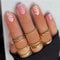 Square False Nails Short, Purple & Pink False Nails,24 Pcs Stick on Nail,Acrylic Full Cover Nails Tips with Jelly Glue for Women Nail Art (Purple,Pink, One Size)