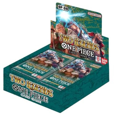 [OP-08] Two Legends - Display - 24 Booster Packs - Card Game - ENGLISCH + Heartforcards® Versandschutz