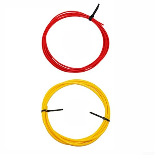 Oniissy Kit de cintreuse de tuyaux en cuivre pour climatisation - Bande cintrée intégrée en plastique PE - 4 m - Pour tuyaux 1/4 (rouge), 1/2 (jaune), tuyaux isolés haute résilience et réutilisables -