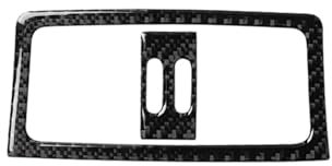 Interieur Dekor Für BMW 5 Series E60 E61 2004-2010 Carbon-Faser-Auto-Innenraum Hinten Klimaanlage Steckdose Panel Zigarettenanzünder-Rahmenabdeckungs-Ordnung Auto-Innendekoration(C)