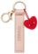 NICI Porte-clés en cuir synthétique avec cœur Doré rose 10 cm