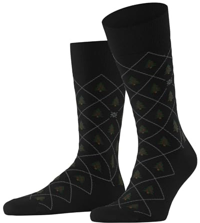 Burlington Herren Christmas Tree Socken Baumwolle atmungsaktiv