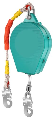 5 m/16,4 Fuß – 50 m/164 Fuß automatische einziehbare Rettungsleine, Sicherheit for den Bau, Schnellbremssystem, 150 kg/330 lb, YoYo-Kabel, einziehbare Sicherheitsleine for Schutz vor Abstürzen(20m/65.