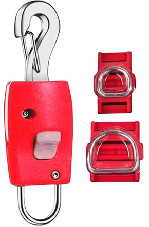Qkbuza Hundehalsband-Clip, sichere Verriegelung, Schnellverschluss-Schnalle für Hundehalsband, tragbares Haustierzubehör für Zuhause, Reisen, Outdoor, Garten, Park