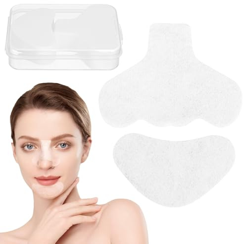 HAKIDZEL 200Stücke Nasenreinigungspflaster Sanfte Pore Strips für Effektive Hautpflege für Entfernung von Mitessern und Unreinheiten Box mit Reichlichem Vorrat