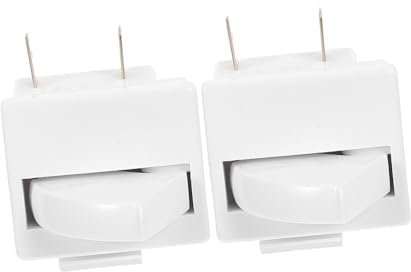 CLISPEED 2 Pièces Interrupteur de Lumière de Porte de Réfrigérateur Accessoires de Remplacement pour Meilleure Illumination et Compatibilité Plupart des Modèles de Réfrigérateurs