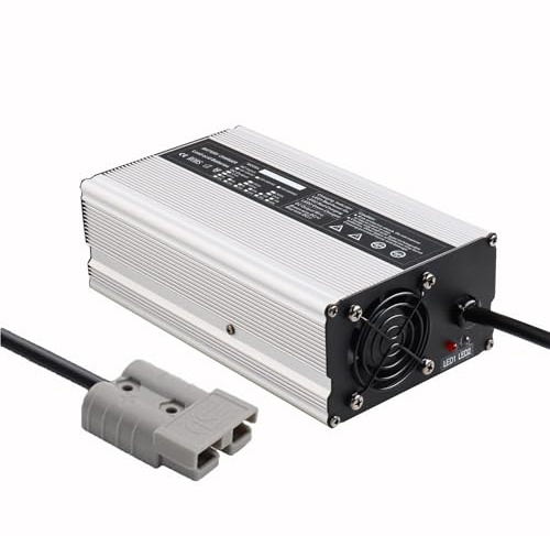 Battery Charger 12V/24V/36V/48V/60V/72V High Power Forklift Battery Chargers with 50A/120A/175A Anderson Connection for Lead Acid Batteries Charging,12V 8A,50A Anderson