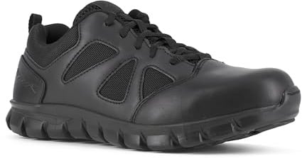 Reebok Work Men's Sublite Cushion Tactical RB8105 Military & Tactical Boot, Black