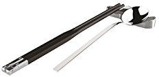 Sambonet Rosenthal Chopstick/Bacchette, Panchina e cucchiaio - Marco Polo - Acciaio Inossidabile/Sintetico