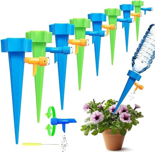 Automatische Bewässerung 15x - Perfekt für den Urlaub - Bewässerungssysteme für Pflanzen - Urlaub, Garten, Balkon – Tropfbewässerungssystem für Zimmerpflanzen, Blumen, Topfpflanzen