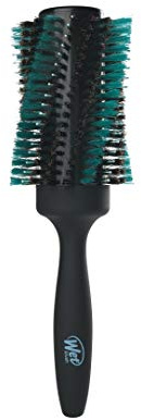 Wet Brush Smooth & Shine Round Brush - For Thick to Coarse Hair - A Perfect Blow Out with Less Pain, Effort and Breakage - Spiral Bristle Design Creates Smoother Styles, Black