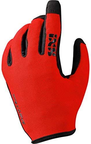 IXS Carve Kids Kinder Fahrradhandschuhe (Red,XL)