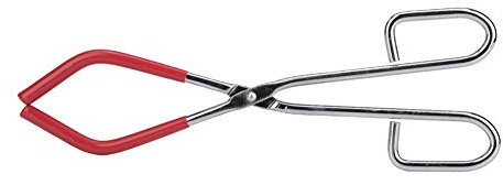 Pinza para vaso de precipitados, instrumento de ense?anza de laboratorio de acero inoxidable de 26 cm, herramienta de pinza de laboratorio