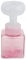 Blumenförmiger Seifenspender Lotionspender 250ml Nachfüllbarer Schäumende Flasche, PETG Leer Pumpe Flaschen Schaumseifenspender für Shampoo Kosmetik Lotion Toilettenartikel (Blumen - Rosa)