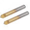 sourcing map 6mmx95 Degree Flat Drill for Vertical Cutting Machine, High Speed Steel Bit Milling Cutter, 2 Pcs