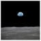 Apollo 11 Aufgang der Erde über dem Mond, Juli 1969 Poster von NASA 70 x 70 cm Schwarz Wandbilder Wanddeko