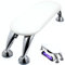 Sorreni Arm Rest for Nails Tech - Detachable Nail Arm Rest, Non-slip Manicure Hand Pillow for Salon or Home Use, Reposabrazos Para Manicura (White)
