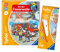 tiptoi Ravensburger Set: Wieso? Weshalb? Warum? Bei der Feuerwehr (Kinderbuch) + 00110 Stift mit Poster, Lernspielzeug für Kinder