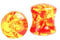 Lieson Ohr Plug Set Tunnel 8mm, 2 Stück Tunnel Set Harz Bernstein 0G Flesh Tunnel Gelb Rot