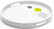 BRUNNER 0830080N.C7B - Bandeja Redonda de melamina irrompible, colección Space, diámetro 30 cm, Antideslizante, Libre de BPA, Color Blanco/Gris/Verde