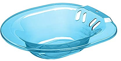 Sharplace WC-Sitzbad mit Spüler 2000 ml Hüftbecken Bidet Hüftbad für die meisten Toiletten, Blau