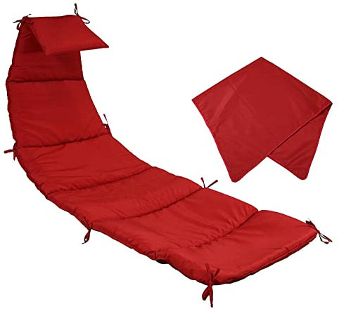 Ersatzkissen und Regenschirm aus Stoff für Chaiselongue – werten Sie Ihren Hängesessel, Loungesessel und Chaiselongue mit widerstandsfähigem und stilvollem Zubehör auf, verbessern Sie Ihr