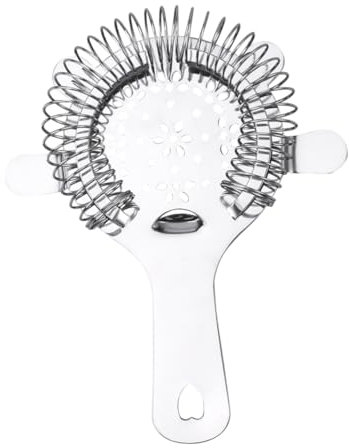 Milisten 1 Pc Mini Heart Cake Pan Formula Dispenser Bar Strainer Mini Glass Pitcher Bar Accessories Salad Bowls Cups Cocktail Party Accessories Shaker Ice Filter Stainless Steel