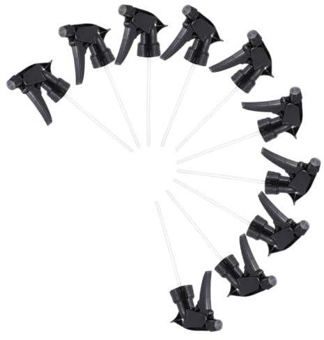 HONMEET 10 Stück Ersatz Sprühköpfe Für Sprühflaschen Verstellbarer Trigger Sprühauslass Für Pflanzenbewässerung Und Haushaltsreinigung