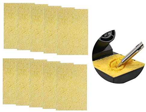 10pcs Sponge Solder Iron Tip Nozzle Tip Wire Cleaner Foam For Soldering Iron Tips