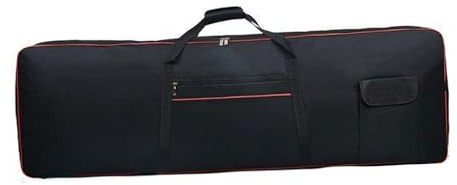 rockible Custodia per tastiera elettronica a 88 tasti con manici. Tracolle portatili regolabili, 140x45x17 cm