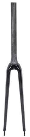 Bnineteenteam Forcella Ammortizzata per Bici, Forcella Anteriore per Bici in Fibra di Carbonio 700C, Rigida per da Strada (Texture 3K Lucida