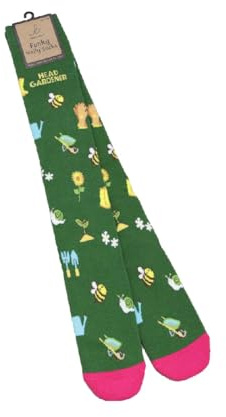 Bartleby Ladies Funky Welly Socks Head Gardener
