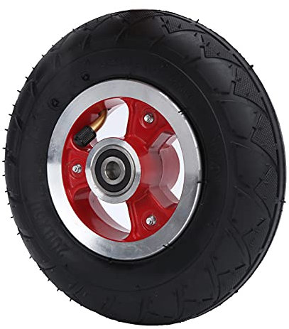 RiToEasysports Elektroroller-Reifen, Rutschfestes Gummireifen-Aluminiumlegierungsrad für Fat Tire-Elektroroller