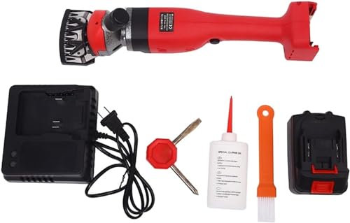 HUIBBGO Tondeuse électrique sans Fil puissante pour Moutons, cisailles pour Laine Animale, Mouton, chèvre, alpaga, Tondeuse pour Animaux de Compagnie, Machine agricole 800 W