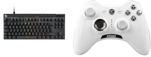 Logitech G PRO X & MSI Force GC30 V2 White Kabelloser