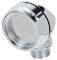 NUOBESTY Cabezal de ducha sobrealimentado regadera watering can boquilla de champú beauty salon baño cabezal de ducha ahorrador de agua suministros de cama de champú el plastico Silver