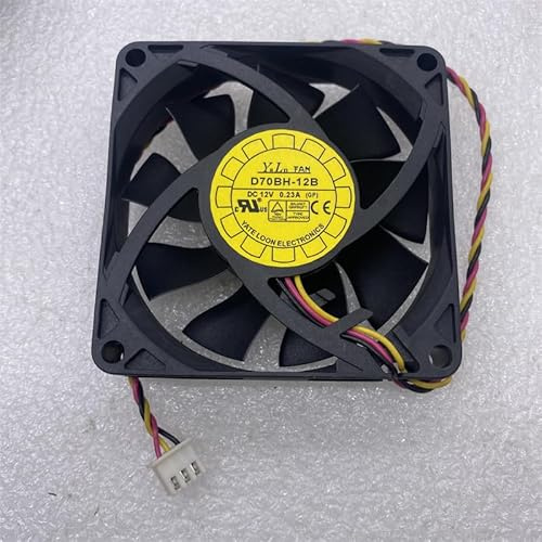 D70BH-12B DC12V 0.23A 7CM 7015 3Pin CPU silent cooling fan