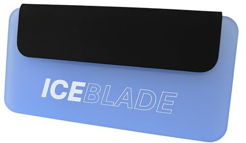 ICEBLADE Heavy Duty Car Ice Scraper – Ultra Sharp Wide Blade, Strong 5mm Acrylic, Fast & Safe Windscreen Scraper with Comfort Grip