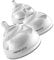 Nanobebe Lot de 3 biberons pour lait maternel (innovation primée pour les bébés allaités), anti-coliques, verrouillage parfait, préserve les nutriments du lait maternel, gris