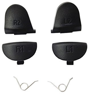 OSTENT L2 R2 Trigger Ersatzteile Tasten kompatibel für PS4 Wireless Wired Controller - Packung mit 5