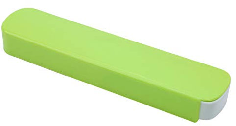 LGJJJ Portable Besteckbox, Elegant, Grün, Kunststoff, Umweltfreundlich, Spülmaschinenfest, Gefrierschrankfest, Universell einsetzbar, Picknick, Camping, Outdoor